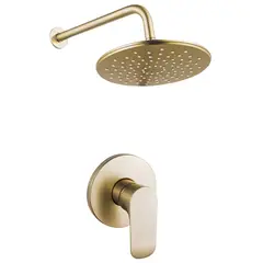 SENSI DACQUA - Grifería Monocontrol Ducha Con Plato B Gold