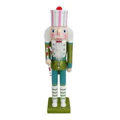 DEAR SANTA - Cascanueces de Navidad Verde 38 cm
