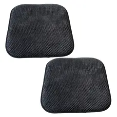 JUST HOME COLLECTION - Set de 2 Cojín 42x42 cm Memory Negro
