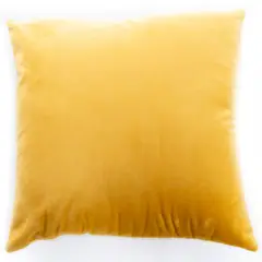 JUST HOME COLLECTION - Cojín Velvet 46x46 Mostaza