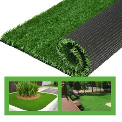 JUST HOME COLLECTION - Pasto Grama Sintética x m2 Espesor 10mm Verde Ancho 2 m Resistencia al tráfico Medio Bajo