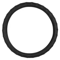 AUTOSTYLE - Cubre volante Negro Diseño