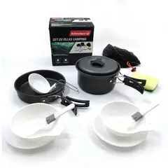 KLIMBER - Set Olla Y Sartén Para Camping Survival
