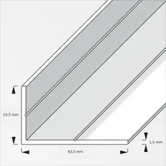 ALFER - Angulo 23.5x43.5x1.5