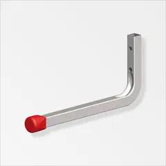 ALFER - Gancho Pared Punta Goma 350X165mm Acerogalvanizado