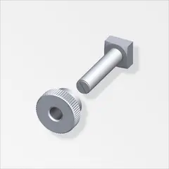 ALFER - Kit Montaje Ganchos En Riel Acero Galavanizado M5