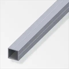 ALFER - Tubo Cuadrado 23.5 Alum Nat