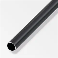 ALFER - Tubo Redondo 23.5 Negro 1M
