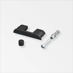 ALFER - Kit Montaje A Pared Rieles Coaxis Ancho Con Tapas