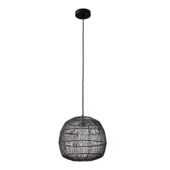 undefined - Lampara Colgante Natali 1 Luz E27 Negro