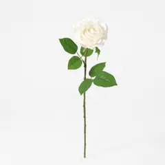JUST HOME COLLECTION - Vara Artificial Rosa Blanca 70cm