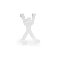 DUCASSE - Percha Puerta Metálico Blanco