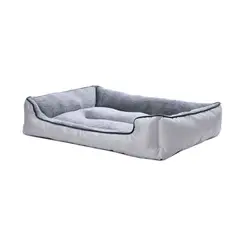 undefined - Cama Perro Talla L 90x68 Cm Beige Gris Petizoos