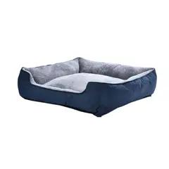 PETIZOOS - Cama Para Mascotas 75x68x20cm Cm Mediana Azul