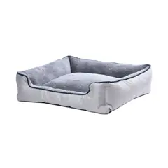 PETIZOOS - Cama para Perro 75x68cm Beige Gris