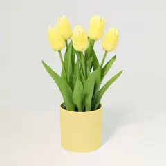 JUST HOME COLLECTION - Planta Artificial Tulipán Amarillo