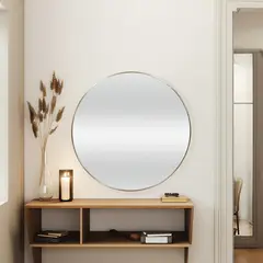 undefined - Espejo Redondo 100 Cm Dorado