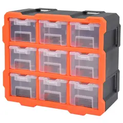 BAUKER - Organizador 9 Gavetas 34x17x45cm