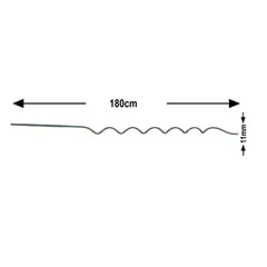 ERGO - Tutor Plástico Espiral 11 Mm 1.8m