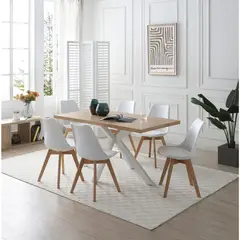 undefined - Set Comedor Zadar 1 Mesa + 6 Sillas