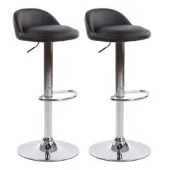 JUST HOME COLLECTION - Set x2 Silla Bar Struls Negro