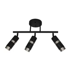 JUST HOME COLLECTION - Barra Modern 3 Luces Gu10 Negro/Niquel