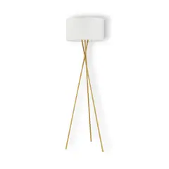 JUST HOME COLLECTION - Lámpara Pie Fran 1 Luz E27 Dorado