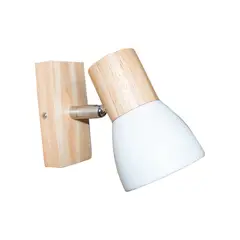 JUST HOME COLLECTION - Aplique Suizo 1 Luz E27 Natural/Blanco