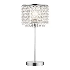JUST HOME COLLECTION - Lámpara Mesa Gota 1 Luz E27 Cromo