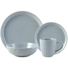 JUST HOME COLLECTION - Juego de Vajilla 6 Puestos 24 Piezas Kaya