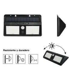 DAIRU - Aplique Solar Pir 10w 100 Lúmenes Luz Fría