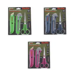 BAUKER - Pack 2 Bisturi + 1 Tijera