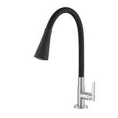 SENSI DACQUA - Grifería Lavaplatos Sencilla Gus Mueble Negra