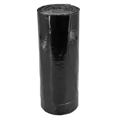 KLEINE WOLKE - Bolsa de Basura 70x90cm Rollo x90 Unidades con Amarre Mediana Negro