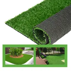 JUST HOME COLLECTION - Pasto Grama Sintética 1x4 Metros Espesor 7 mm Verde