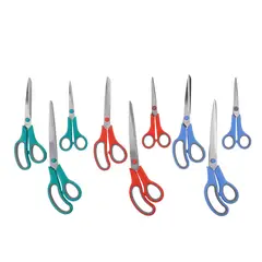 BAUKER - Set 3 Tijeras Acero Inoxidable