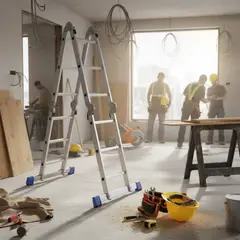 BAUKER - Escalera 3.55m 12P Multiproposito Al 150K