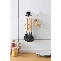 SENSI DACQUA - Gancho Rotacion Adhesivo Negro