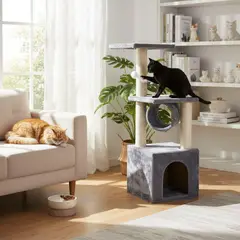 PETIZOOS - Gimnasio Ejercicio Para Gatos 31x31x86cm