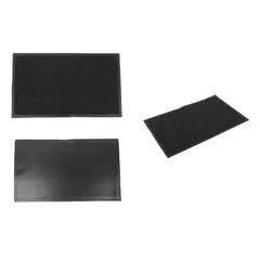 JUST HOME COLLECTION - LIMPIAPIES PVC ENTRADA 75X45 cm NEGRO