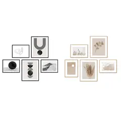 JUST HOME COLLECTION - Setx2 Cuadros Geo 33x43 Cm