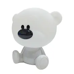 JUST HOME COLLECTION - Lámpara Escritorio LED Kids Oso Blanco