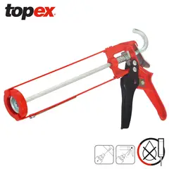 TOPEX - Pistola Calafateo Acero Antigota