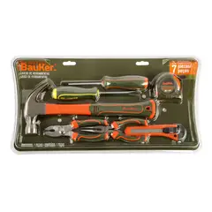 BAUKER - Juego Herramientas Manual 7 Piezas
