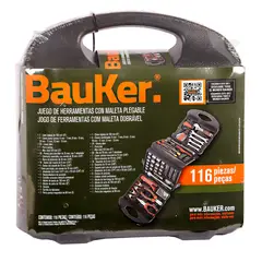 BAUKER - Set 116 Piezas Herramienta Manual
