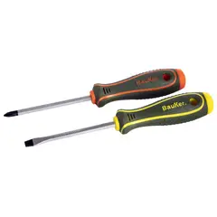 BAUKER - Juego Destornilladores 2 Unidades Ph N1-Pala 1/8