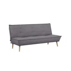 NON BRANDED - Sofa Cama Chicago 95x194x89 cm Gris Oscuro