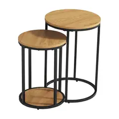JUST HOME COLLECTION - Set de Mesas Auxiliares Rio