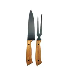 MR BEEF - Set Cuchillo Y Pincho Parrillero Tomahawk