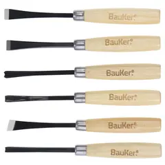 BAUKER - Juego 6 Gubias Lujo 6 Piezas